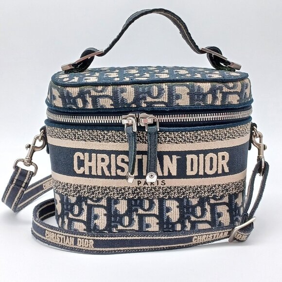 Christian Dior Oblique Small Travel Vanity Case w/Shoulder Strap lux-1130-092025 - Picture 1 of 16